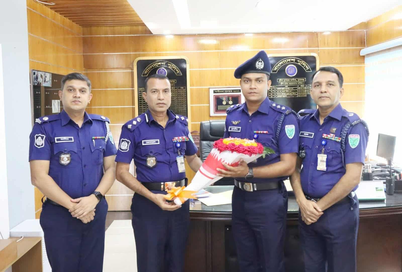 সুনামগঞ্জে ছাতক সার্কেলের নবনিযুক্ত এএসপি’র দায়িত্ব গ্রহণ এনামুল কবির মুন্না