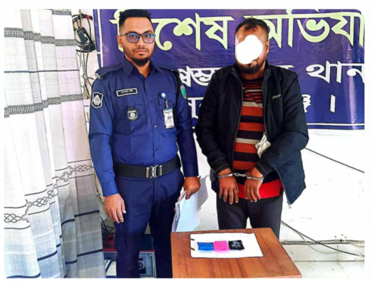 ‎বিশ্বম্ভরপুর থানা পুলিশের অভিযানে ৩৭০ পিস ইয়াবাসহ ওয়ারেন্টভূক্ত আসামী দেলোয়ার আটক