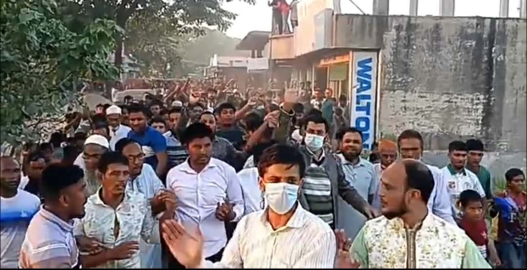 সুনামগঞ্জ-১ আসনে মাহবুবুর রহমানকে চুড়ান্ত মনোনয়নে ধানের শীষের প্রাথী করার দাবিতে গণ মিছিল