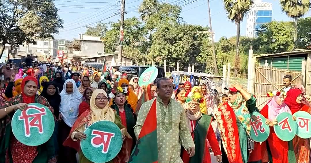 মহান বিজয় দিবসে সুনামগঞ্জ-৪ আসনে ধানের শীষের প্রার্থী এড. নুরুল ইসলামের নেতৃত্বে জেলা বিএনপির বিজয় র‌্যালী শহীদের স্মরণে পুষ্পস্তবক অর্পণ